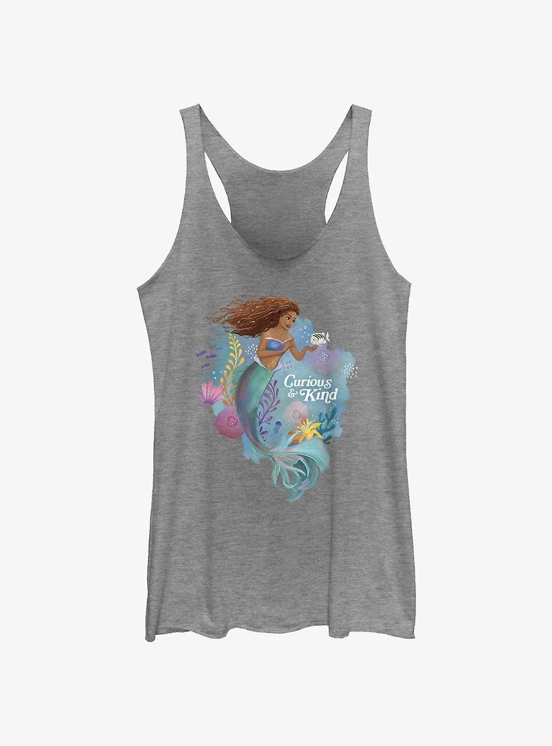 Disney The Little Mermaid Live Action Curious And Kind Womens Tank Top