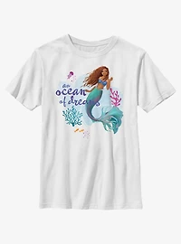 Disney The Little Mermaid Live Action Ocean Of Dreams Youth T-Shirt