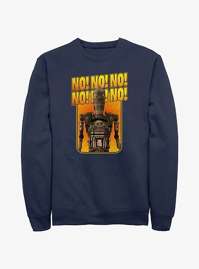 Star Wars The Mandalorian Grogu & IG-12 No Repeating Sweatshirt Box Lunch Web Exclusive