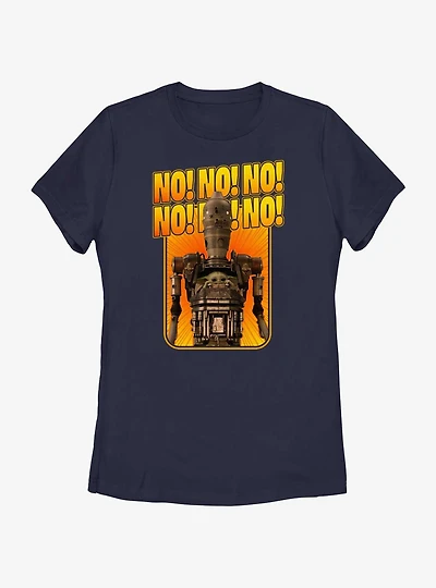 Star Wars The Mandalorian Grogu & IG-12 No Repeating Womens T-Shirt Box Lunch Web Exclusive