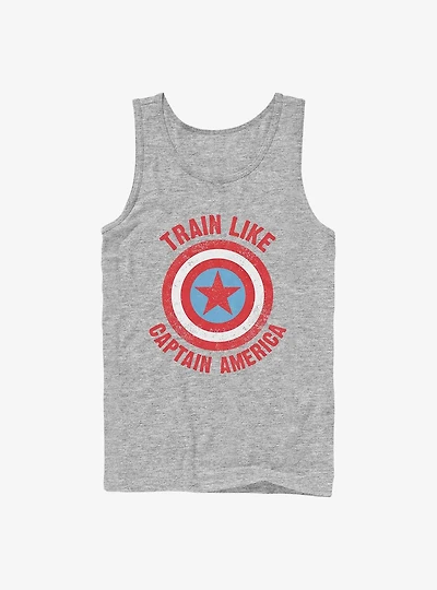 Marvel Captain America Train Like Icon Tank