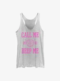 Disney Kim Possible Call Me Beep Collegiate Girls Tank