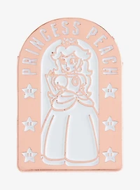 Nintendo Super Mario Bros. Princess Peach Arch Portrait Enamel Pin - BoxLunch Exclusive