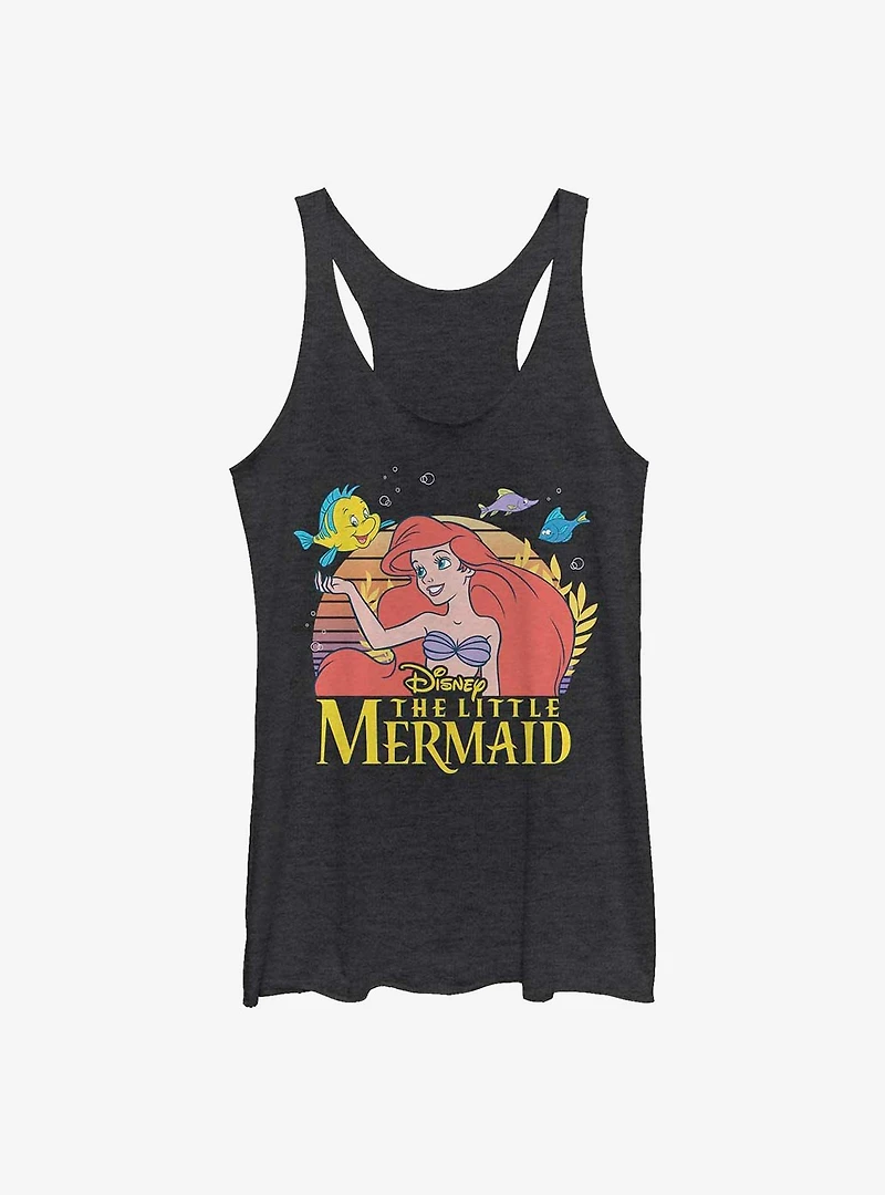 Disney The Little Mermaid Friends Ariel and Flounder Girls Tank