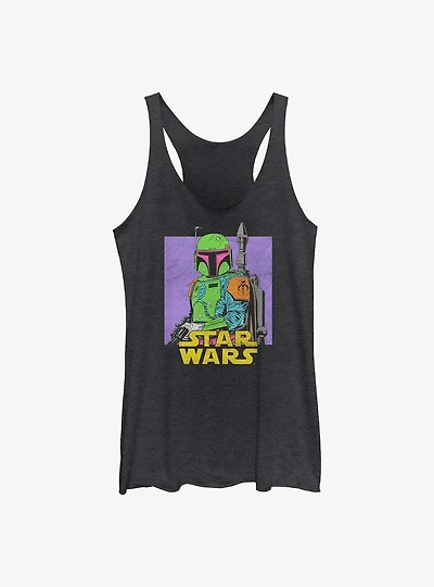 Star Wars Neon Boba Girls Tank