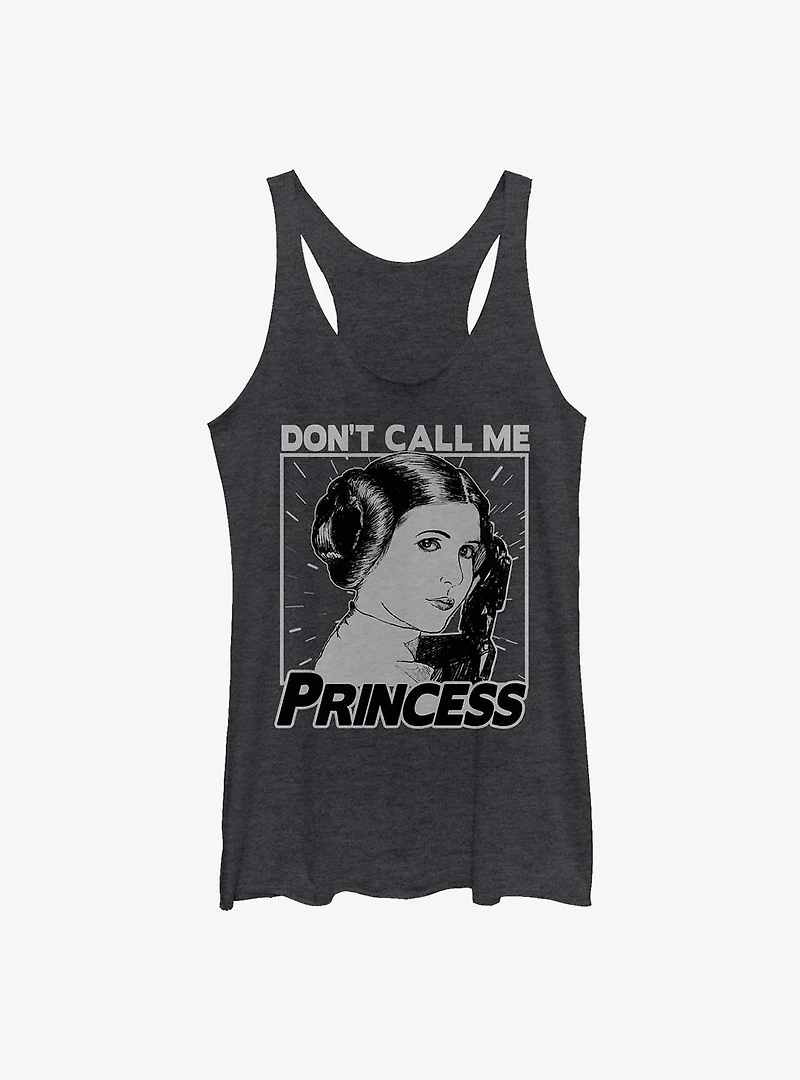 Star Wars Leia Don't Call Me Princess Girls Tank