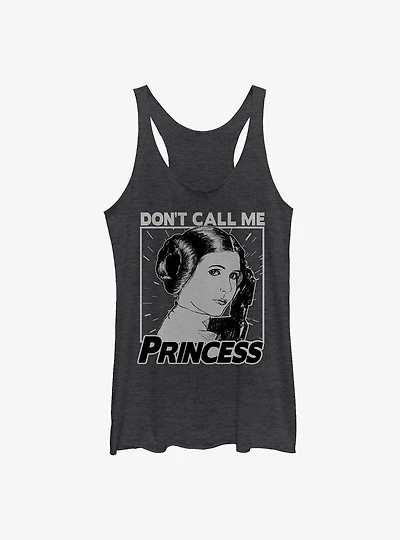 Star Wars Leia Don't Call Me Princess Girls Tank