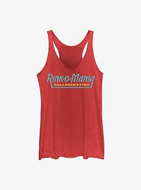 Stranger Things Rink-O-Mania Logo Girls Tank