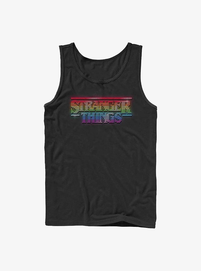 Stranger Things Rainbow Logo Tank
