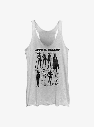 Star Wars: Visions Inked Textbook Girls Tank