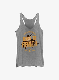 Yellowstone Born To Ranch Girls Tank