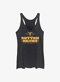 Yellowstone Dutton Ranch Estd 1886 Girls Tank