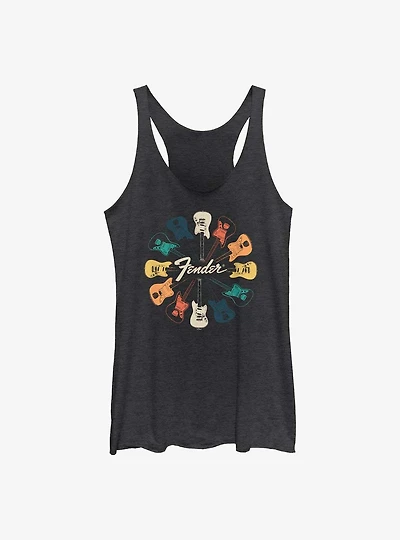 Fender Retro Kaleidoscope Womens Tank Top