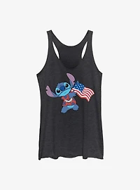Disney Lilo & Stitch Tropic Flag Womens Tank Top