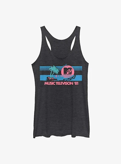 MTV Pastel Beach Womens Tank Top