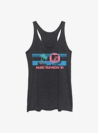 MTV Pastel Beach Womens Tank Top
