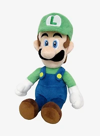 Nintendo Super Mario Bros. Luigi Sitting 8 Inch Plush