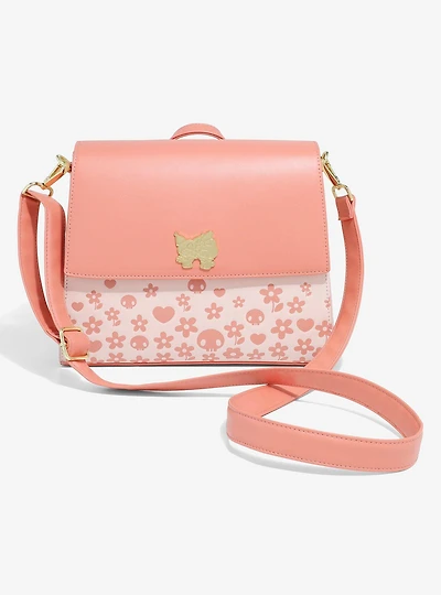 Loungefly Sanrio My Melody & Kuromi Floral Skulls Crossbody Bag - BoxLunch Exclusive