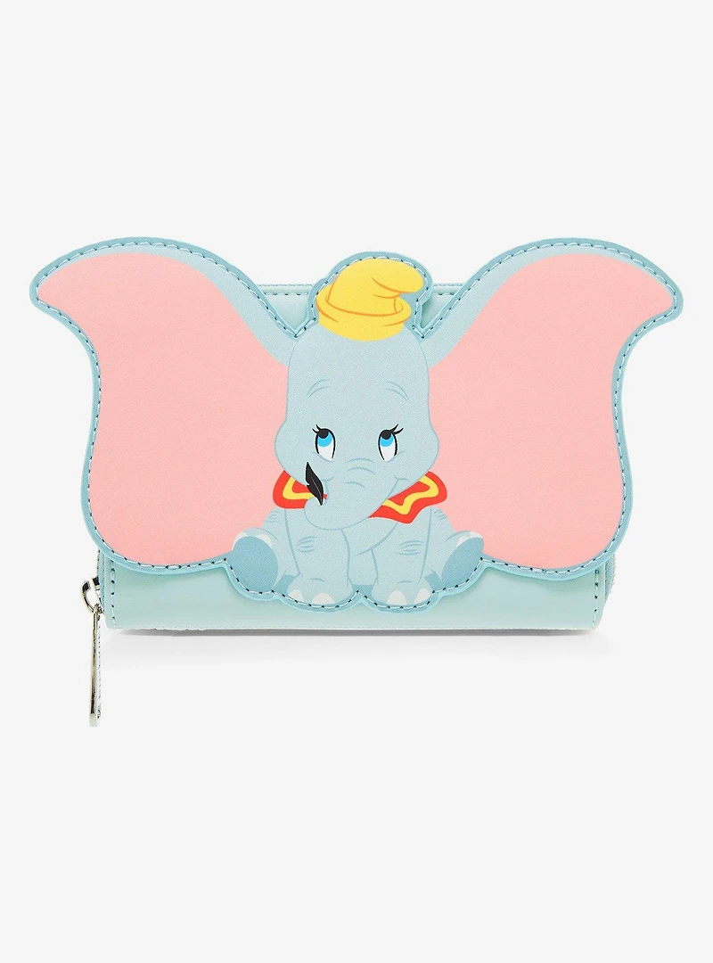 Loungefly Disney Dumbo Figural Dumbo Small Zip Wallet - BoxLunch Exclusive