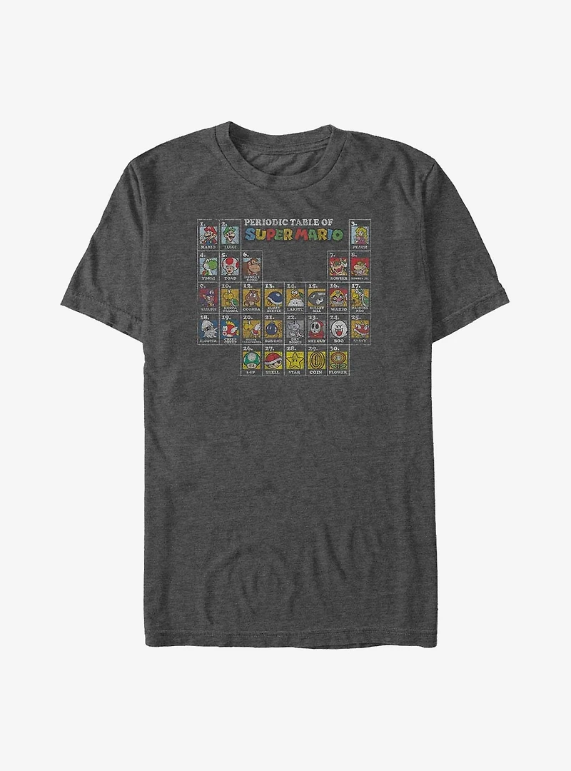 Nintendo Mario Mushroom Table Big & Tall T-Shirt