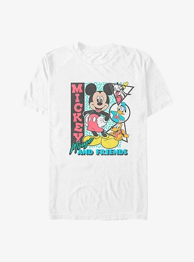 Disney Mickey Mouse & Friends Retro Shapes Big Tall T-Shirt