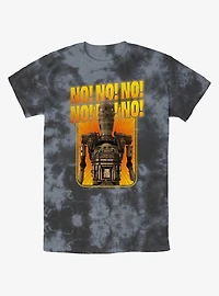The Mandalorian Tough Warrior Grogu No Tie-Dye T-Shirt