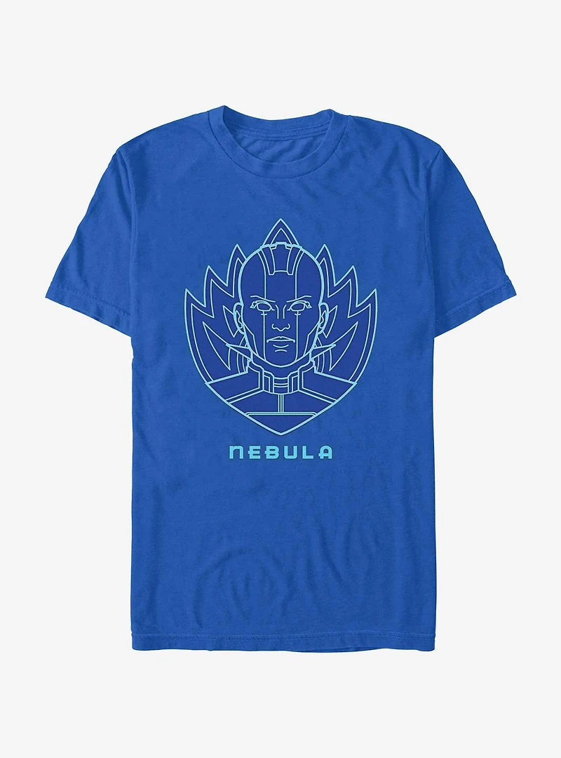 Marvel Guardians of the Galaxy Vol. 3 Badge Nebula T-Shirt