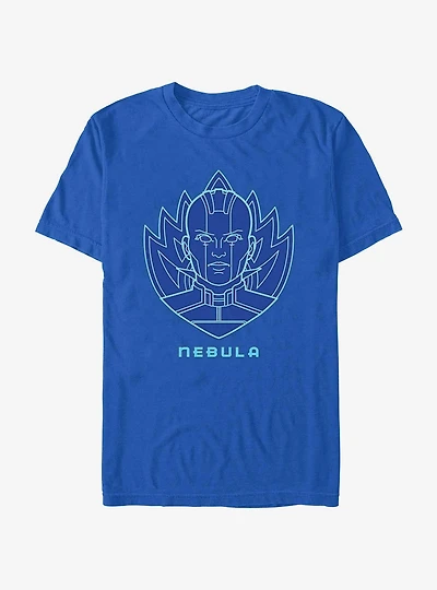 Marvel Guardians of the Galaxy Vol. 3 Badge Nebula T-Shirt