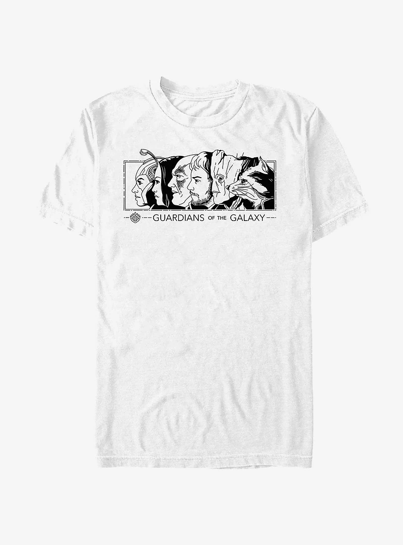 Marvel Guardians of the Galaxy Vol. 3 Profile T-Shirt