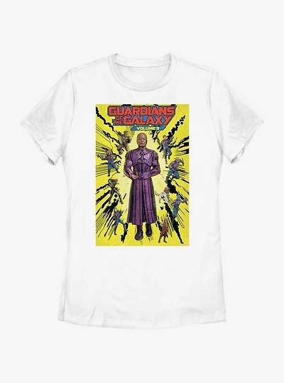Marvel Guardians of the Galaxy Vol. 3 High Evolutionary Hero Groupshot Poster Womens T-Shirt