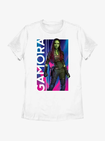 Marvel Guardians of the Galaxy Vol. 3 Gamora Hero Poster Womens T-Shirt