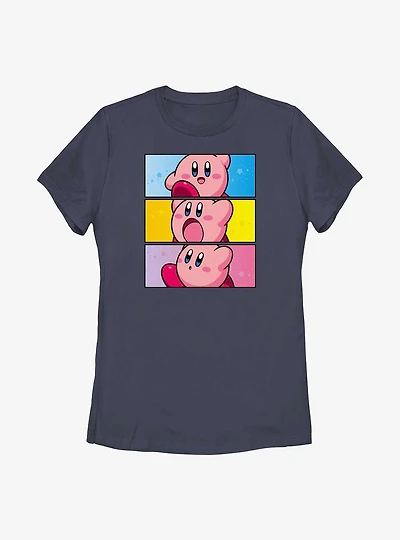 Kirby Panel Stack Womens T-Shirt