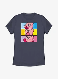 Kirby Panel Stack Womens T-Shirt