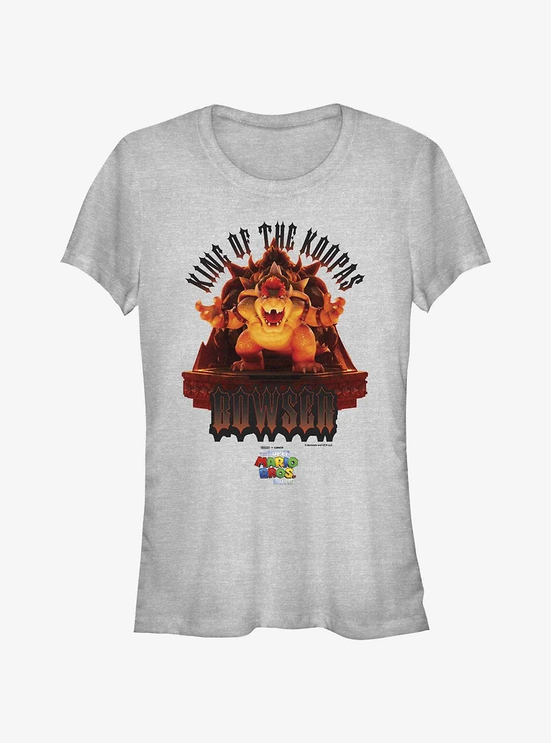 The Super Mario Bros. Movie King Bowser Statue Girls T-Shirt
