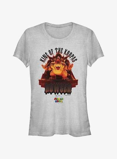 The Super Mario Bros. Movie King Bowser Statue Girls T-Shirt