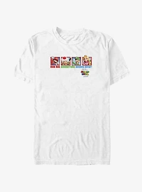 The Super Mario Bros. Movie Big Adventure Toad Luigi & Princess Peach T-Shirt