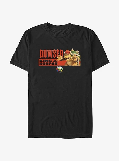 The Super Mario Bros. Movie Bowser King of Koopas T-Shirt