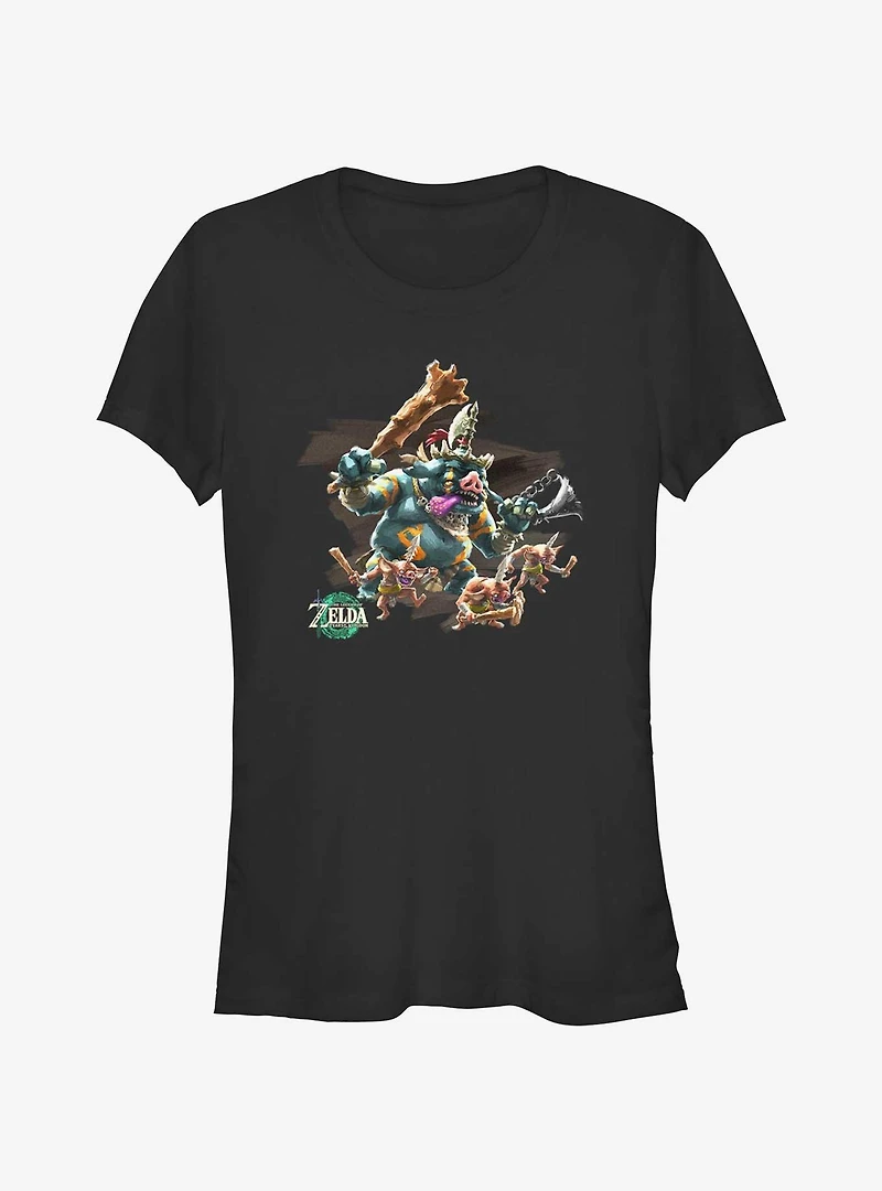 the Legend of Zelda: Tears Kingdom Bokoblin Boss Girls T-Shirt