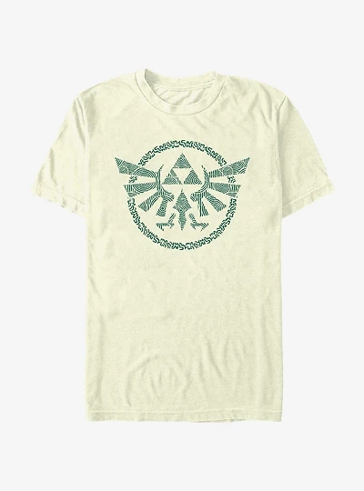 the Legend of Zelda: Tears Kingdom  Hyrule Crest T-Shirt