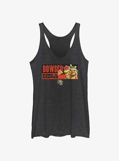 The Super Mario Bros. Movie Bowser King of Koopas Womens Tank Top