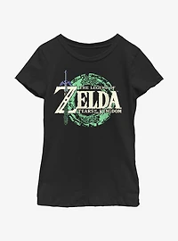 the Legend of Zelda: Tears Kingdom Logo Youth Girls T-Shirt