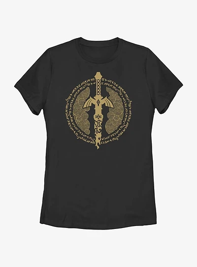 The Legend of Zelda Master Sword Icon Womens T-Shirt