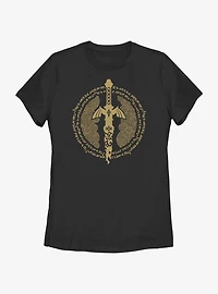 The Legend of Zelda Master Sword Icon Womens T-Shirt