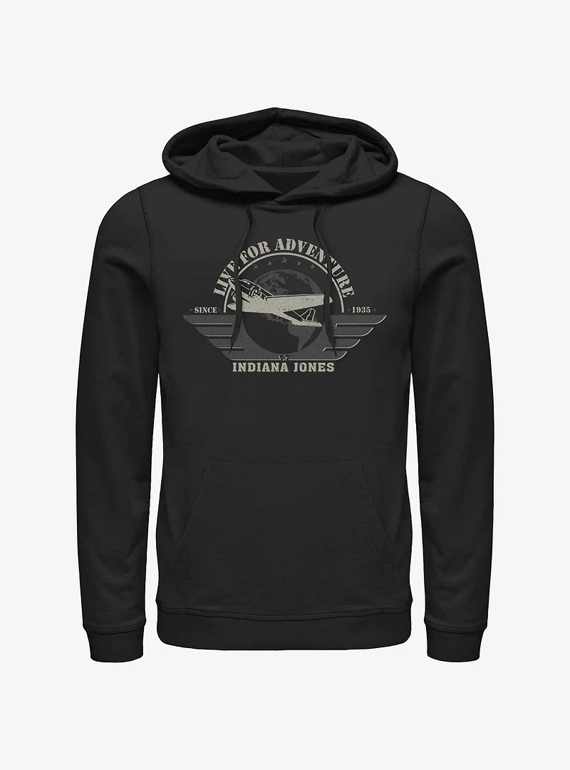 Indiana Jones Aviation Badge Hoodie