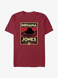 Indiana Jones Hat & Whip Poster T-Shirt