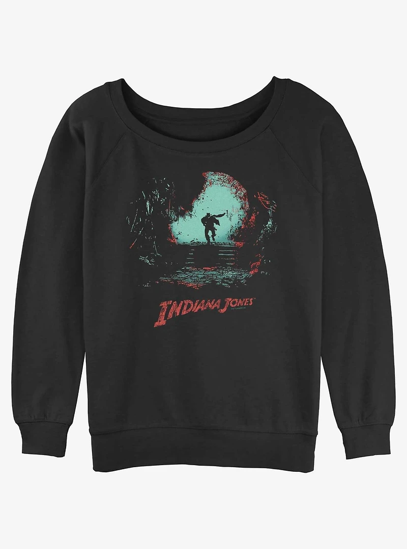 Indiana Jones Treasure Chase Womens Slouchy Sweatshirt BoxLunch Web Exclusive