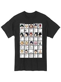 My Hero Academia Class 1-A Quirk Photos T-Shirt