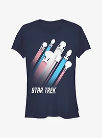 Star Trek Transgender Flag Streaks Pride T-Shirt