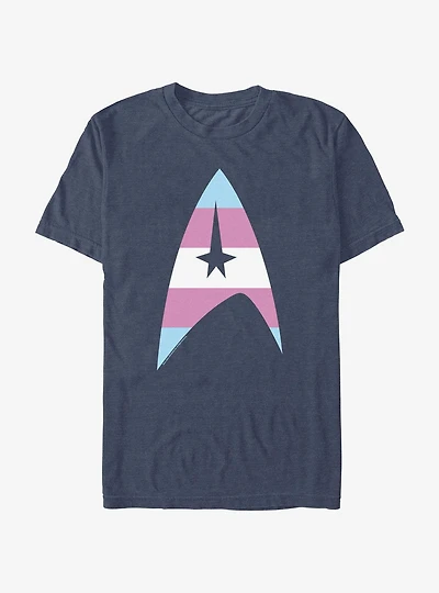 Star Trek Transgender Flag Logo Pride T-Shirt