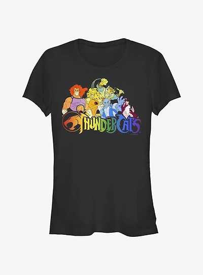 ThunderCats Rainbow Group Pose Pride T-Shirt